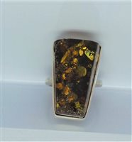 Anello Guerretta Gioielli Donna Anello Argento in Argento Ambra AN27-14 - AN27-14